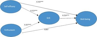 A model of teacher enthusiasm, teacher self-efficacy, grit, and teacher well-being among English as a foreign language teachers